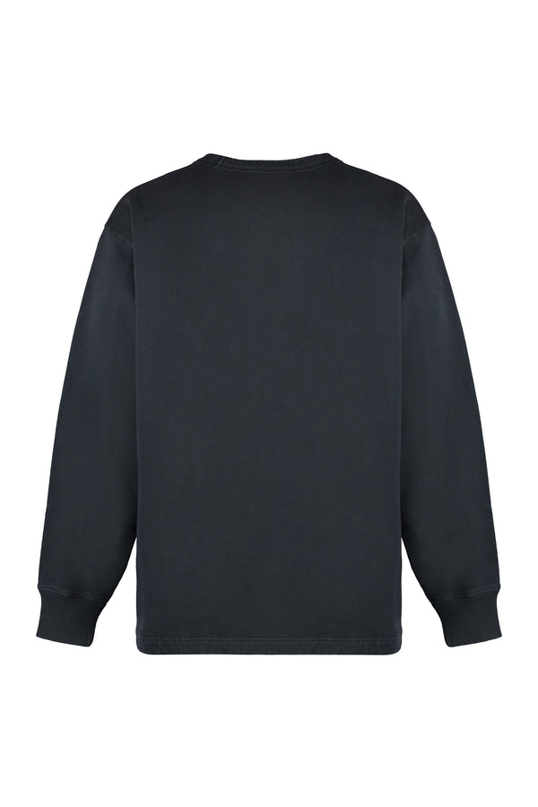 Cotton crew-neck sweatshirt-1